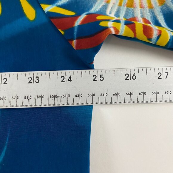 Vintage 90s Y2K Mermaid Anime All Over Print Shirt Mens Large Button Down Up R2 - Picture 10 of 11